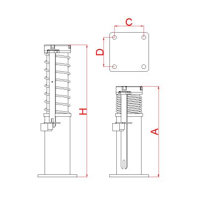 Гидравлический подъемный буфер HT16-102