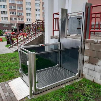 Открытая платформа вертикального перемещения